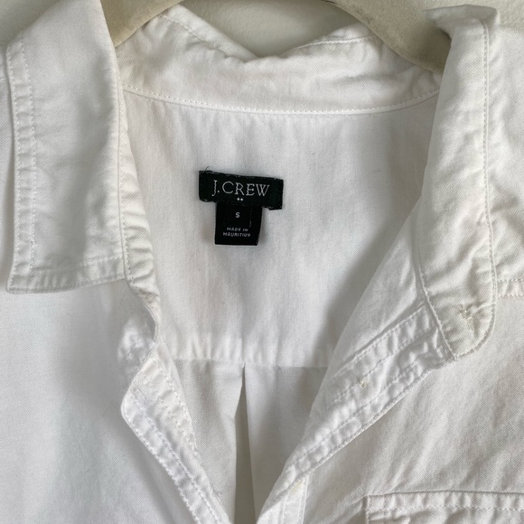 JCrew White Button Down Size Small Women’s - Picture 3 of 8